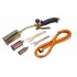 Dakbrander Gasbrander Set BASIC – 3 Opzetstukken – Propaan/Butaan – Inclusief 1,5 m Slang
