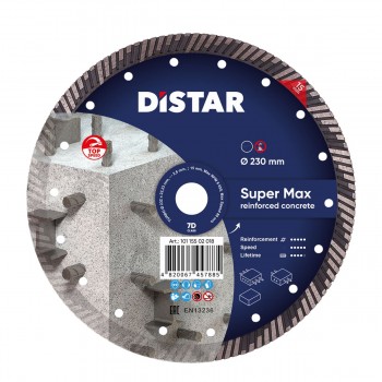  230X15mm  DISTAR TURBO SUPER MAX Professionele diamantschijf, DIAMOND CUTTING BLADE TURBO 230 SUPER MAX