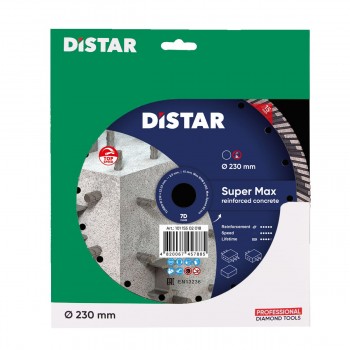  230X15mm  DISTAR TURBO SUPER MAX Professionele diamantschijf, DIAMOND CUTTING BLADE TURBO 230 SUPER MAX