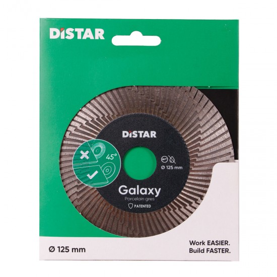  Diamant doorslijpschijf Distar Galaxy 125 x 30 x 22,23 mm - Diamond cutting blade Distar 125x30x22,23 Galaxy