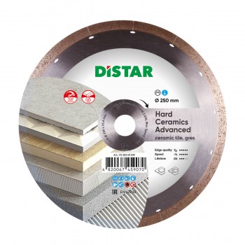 250 mm Diamantzaagblad Distar Hard Ceramics, Keramiek