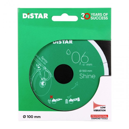 Diamond cutting blade 1A1R 101,6x0,6x22,23 Shine