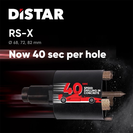  82 MM x 70mm – M16 -  Dozenboor RS-X  Professionele Diamantboor 