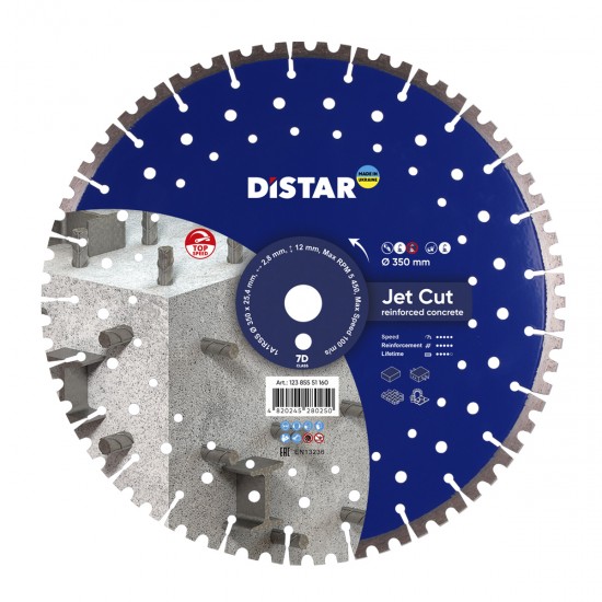 JetCUT 400mm Diamant doorslijpschijf,Beton gewapend,diamantzaagblad ''Distar''