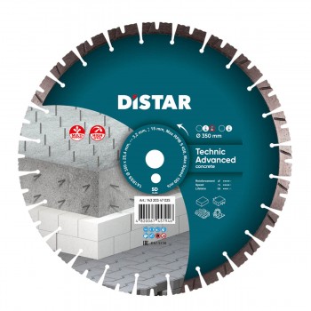 ''DIASTAR'' Diamantschijf Technic Advanced 350 x 25,4mm beton,gewapend beton