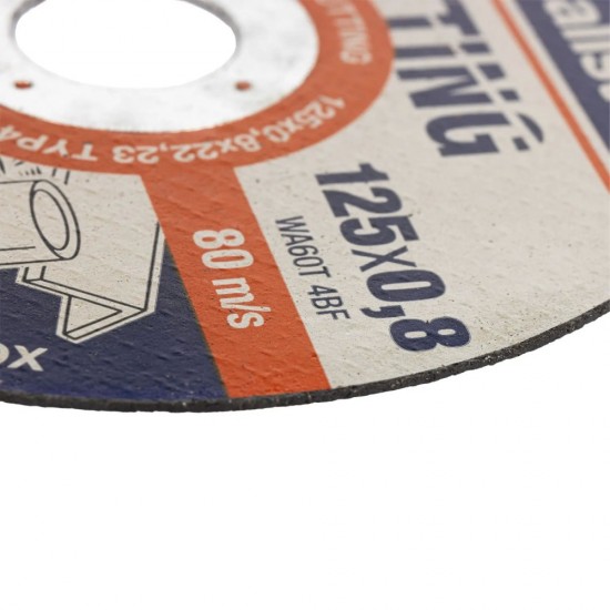 SPECIALIST+ Doorslijpschijf Metaal & RVS 125 x 0,8 x 22,23 mm - Ultra Dun