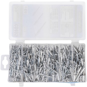 Set 450 stuks aluminium popnagels , 6-maten Set 450 stuks aluminium popnagels , 6-maten