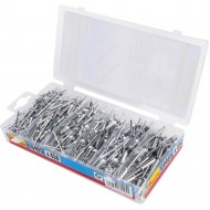 Set 450 stuks aluminium popnagels , 6-maten