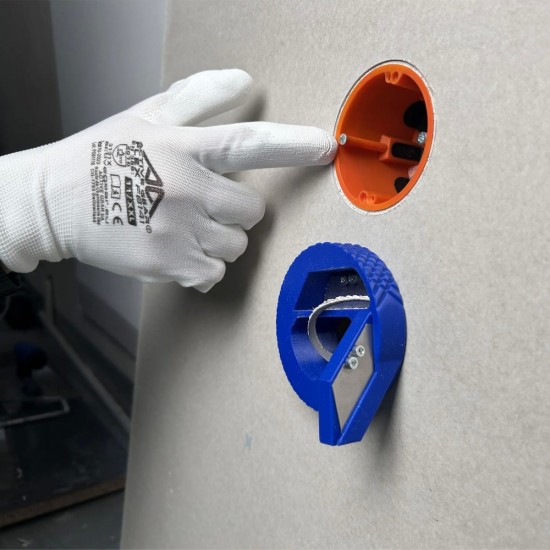SPECIALIST+ Gipsplaat Randfrees Set 68 mm met Cobalt Gatzaag SPECIALIST+ Gipsplaat Randfrees Set 68 mm – Ontbramer & Ruimer voor Inbouwdozen – Inclusief Bi-Metaal Cobalt Gatzaag 68 mm met Adapter