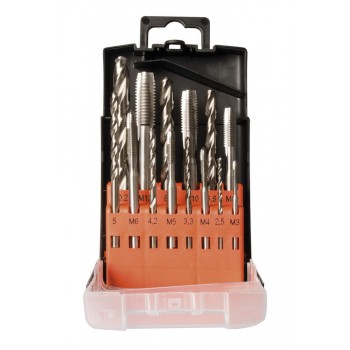 Boor en Machine Tappen-set HSS-G M3-M12 ''Projahn''