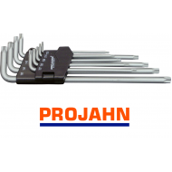 T10 - T50 Torx-sleutelset, lang 9-Dlg ''Projahn''