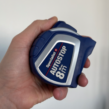 ''Specialist+'' AUTOSTOP Rolmaat dubbelzijdig 8 M X 25 MM