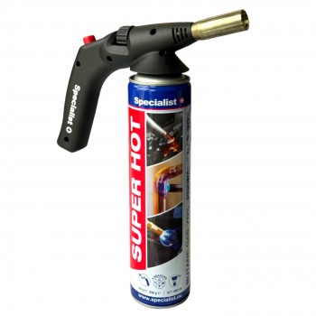 Specialist+ Super Hot 600 ml, 7/16 Europese standaard schroefdraad. gasbus , gaspatroon (EN 417 standaard)