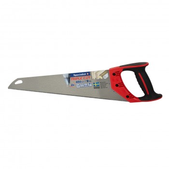 SPECIALIST+ Handzaag voor hout TRIPLE CUT 450mm 9TPI - Made in Sweden!