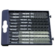 PROJAHN PRO decoupeerzaagbladen set 10 delig. voor hout/kunststof 75 mm PROJAHN PRO decoupeerzaagbladen set 10 delig. voor hout/kunststof 75 mm