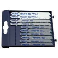 Decoupeerzaagbladen voor diverse materialen 10 dlg. metaal PRO (staal ,alu ,rvs)