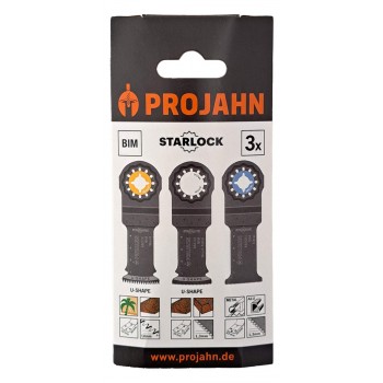 Multitool zaagblad set Starlock – 3-delig BIM 32x50 mm – Voor hout & metaal