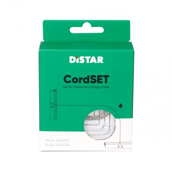 CordSET Diamantdraad Tegelsnijset voor Radius- en Hoekuitsparingen in Keramische Tegels & Porcellanato - CordSET - set for radius gres cutting