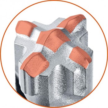 Aanslagboor / diepteaanslag 8 x 113 / 27mm - sds plus boor 4 snijder ''PROJAHN''