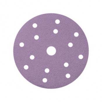  P80 / 150mm Keramisch Schuurschijf met klittenband 15 stofgaten