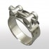 Zware RVS , Slangklemmen 122-130mm W5 / 24mm band, RVS-316