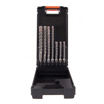 ''PROJAHN'' Hamerborenset, SDS-plus, 4 snijder, in MAMBO-Box ( 7 delig)