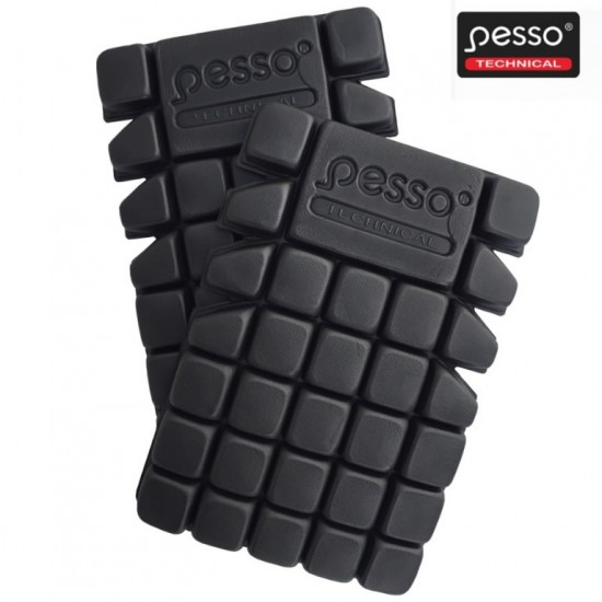 Pesso - Kniekussens Werkbroek - Kniebeschermers - One Size - zwart