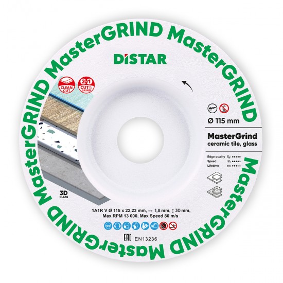 Diamant doorslijpschijf 1A1R V 115 × 1,8 / 1,5 × 30 × 22,23 – MasterGRIND - Diamond cutting blade 1A1R V 115x1,8/1,5x30x22,23 MasterGRIND Diamant doorslijpschijf 1A1R V 115 × 1,8 / 1,5 × 30 × 22,23 – MasterGRIND - Diamond cutting blade 1A1R V 115x1,8/1,5x30x22,23 MasterGRIND