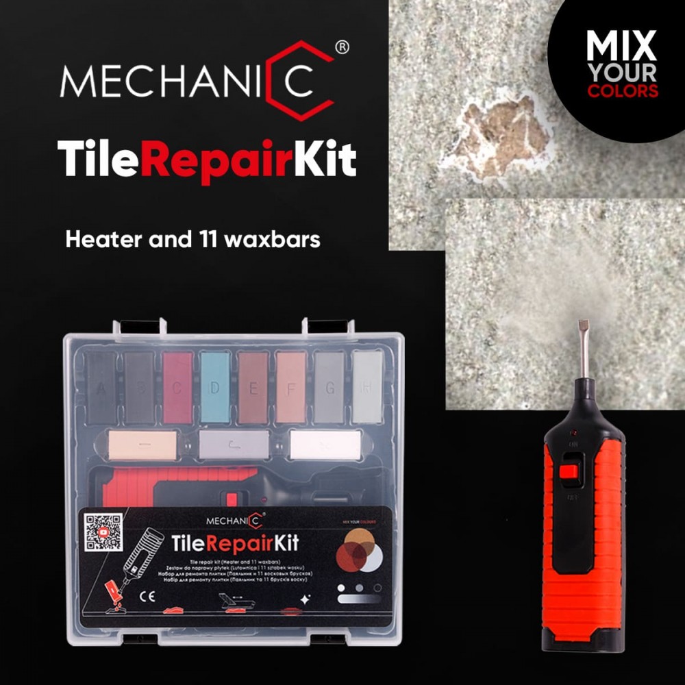 AGT Keramiek. Reparatie: Reparatieset tegels, tegels en aardewerk met