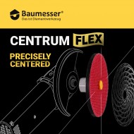 Steunschijf-Flex met Baumesser klittenband 100mm x M14, voor diamantpolijstschijven