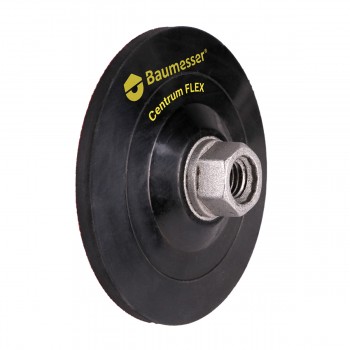 Steunschijf-Flex met Baumesser klittenband 100mm x M14, voor diamantpolijstschijven