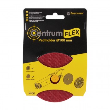 Steunschijf-Flex met Baumesser klittenband 100mm x M14, voor diamantpolijstschijven