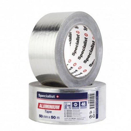 Aluminium Tape 50 MM x 50 M – Hittebestendig - Hoge Temperatuur tot 150 c