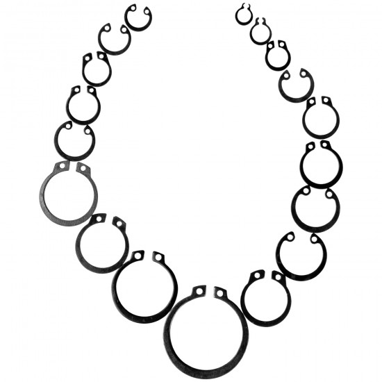 Set van 300 Segerringen – Binnen & Buiten Borgringen Assortiment | Veerstaal in Opbergdoos