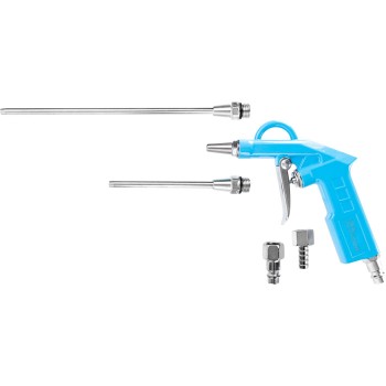 Blaaspistool set - Luchtpistool - met mondstukken van 20, 100, 180 mm
