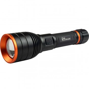 Aluminium Zaklamp oplaadbaar – 10W LED, 1000 lumen, 164mm, met Zoomfunctie