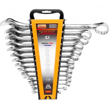 Steekringsleutelset inches 1/4" - 1.1/4" 14-dlg