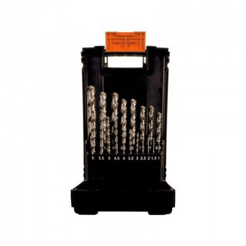 Boren Set / spiraalborenset HSS-G DIN 338 Typ SN PROgresso 19-dlg ''PROJAHN''