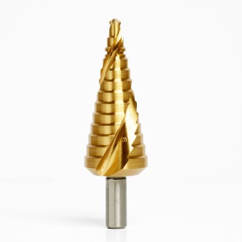 HSS Spiraal Trapborenset – TiN Coating – 4-12mm / 4-20mm / 6-30mm