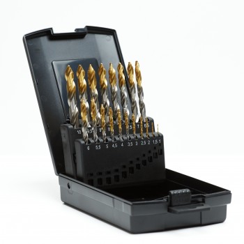 Mblade Spiraalborenset met stappenboor - STEP POINT DIN338 - M2 - 118° – 19-delig : 1-10 mm