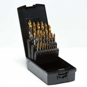 Mblade Spiraalborenset 25-delig 1-13 mm – Stappenboor M2 DIN338 118°