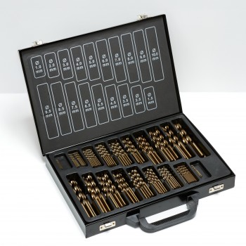 HSS-E Co5% Spiraalborenset 170-delig – 1-10 mm – DIN 338 – 135° Split Point – Metaalboren