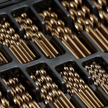 HSS-E Co5% Spiraalborenset 170-delig – 1-10 mm – DIN 338 – 135° Split Point – Metaalboren