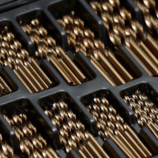 HSS-E Co5% Spiraalborenset 170-delig – 1-10 mm – DIN 338 – 135° Split Point – Metaalboren HSS-E Co5% Spiraalborenset 170-delig – 1-10 mm – DIN 338 – 135° Split Point – Metaalboren