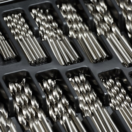 HSS-G 170-delige Spiraalborenset – DIN 338, 135° Punthoek