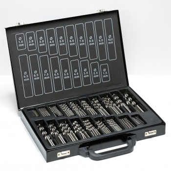 HSS-G 170-delige Spiraalborenset – DIN 338, 135° Punthoek