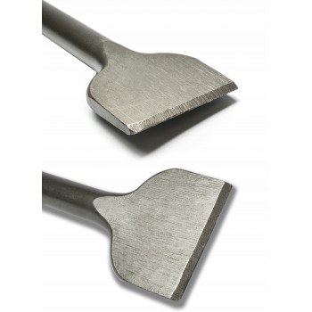 75 mm Breed - SDS-Plus Platte Beitel BASIC 250 mm – SDS+ Beitel voor Breekhamer & Boorhamer – Sloop- en Renovatiebeitel
