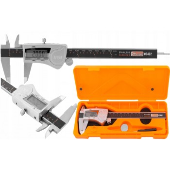 Digitale Schuifmaat 150 mm RVS , spat waterdicht - IP54, in opbergbox