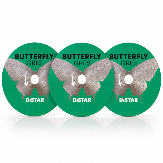 Distar Butterfly GRES Diamant Schijf Set – 3 Stuks