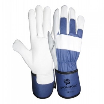 Premium  Leer Werkhandschoenen Blauw 10/XXL